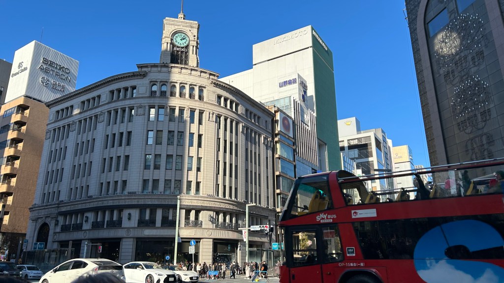 Paseándose por Ginza